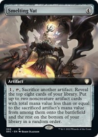 Smelting Vat (Extended Art), Commander: The Brothers' War