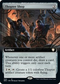 Thopter Shop (Extended Art), Commander: The Brothers' War