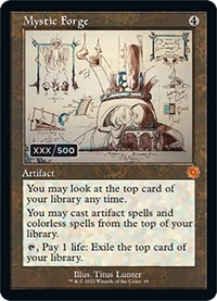 Mystic Forge (Schematic) (Serial Numbered), The Brothers' War: Retro Frame Artifacts