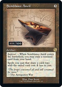 Semblance Anvil (Schematic) (Serial Numbered), The Brothers' War: Retro Frame Artifacts