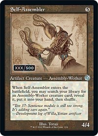 Self-Assembler (Schematic) (Serial Numbered), The Brothers' War: Retro Frame Artifacts