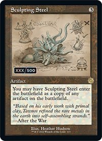 Sculpting Steel (Schematic) (Serial Numbered), The Brothers' War: Retro Frame Artifacts