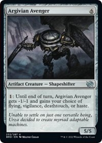 Argivian Avenger, The Brothers' War