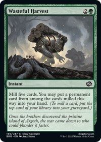 Wasteful Harvest, The Brothers' War