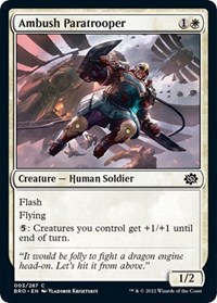 Ambush Paratrooper, The Brothers' War