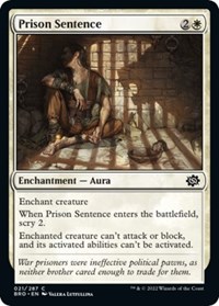 Prison Sentence, The Brothers' War