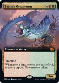 Sarinth Greatwurm (Extended Art), The Brothers' War