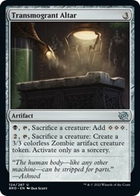 Transmogrant Altar, The Brothers' War