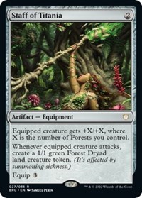 Staff of Titania, Commander: The Brothers' War