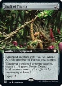 Staff of Titania (Extended Art), Commander: The Brothers' War