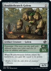 Boulderbranch Golem, The Brothers' War