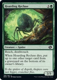 Hoarding Recluse, The Brothers' War
