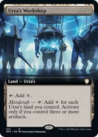 Urza's Workshop (Extended Art), Commander: The Brothers' War