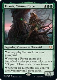Titania, Nature's Force, Commander: The Brothers' War