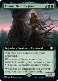 Titania, Nature's Force (Extended Art), Commander: The Brothers' War