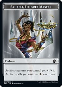 Emblem - Saheeli, Filigree Master, The Brothers' War