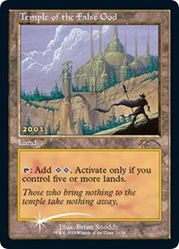 Temple of the False God, 30th Anniversary Promos