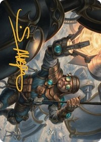 Powerstone Engineer Art Card (Gold-Stamped Signature), Art Series: The Brothers' War