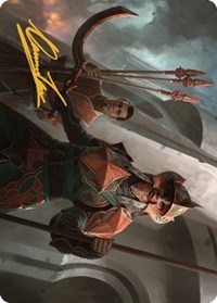 Siege Veteran Art Card (Gold-Stamped Signature), Art Series: The Brothers' War