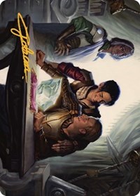 Tocasia's Welcome Art Card (Gold-Stamped Signature), Art Series: The Brothers' War