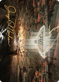 Urza's Sylex Art Card (Gold-Stamped Signature), Art Series: The Brothers' War
