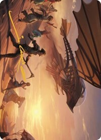 Take Flight Art Card (Gold-Stamped Signature), Art Series: The Brothers' War
