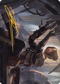 Thopter Mechanic Art Card (Gold-Stamped Signature), Art Series: The Brothers' War