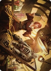 Ashnod, Flesh Mechanist Art Card (Gold-Stamped Signature), Art Series: The Brothers' War