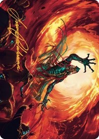 Gix, Yawgmoth Praetor Art Card (Gold-Stamped Signature), Art Series: The Brothers' War