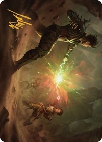 Brotherhood's End Art Card (Gold-Stamped Signature), Art Series: The Brothers' War