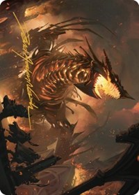 The Fall of Kroog Art Card (Gold-Stamped Signature), Art Series: The Brothers' War
