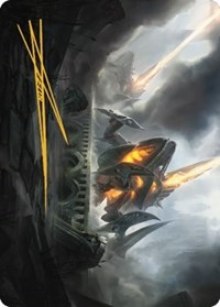 Skitterbeam Battalion Art Card (Gold-Stamped Signature), Art Series: The Brothers' War