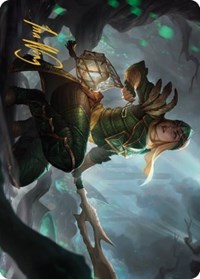 Argothian Opportunist Art Card (Gold-Stamped Signature), Art Series: The Brothers' War