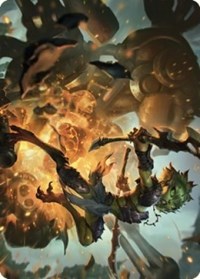 Argothian Sprite Art Card, Art Series: The Brothers' War