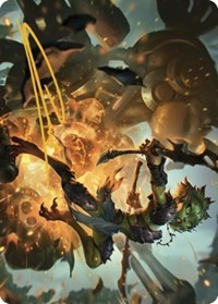Argothian Sprite Art Card (Gold-Stamped Signature), Art Series: The Brothers' War