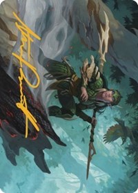 Gwenna, Eyes of Gaea Art Card (Gold-Stamped Signature), Art Series: The Brothers' War