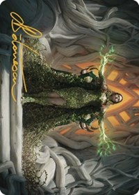 Titania, Voice of Gaea Art Card (Gold-Stamped Signature), Art Series: The Brothers' War