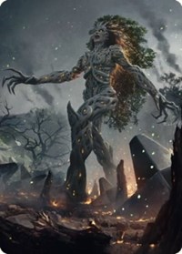 Titania, Gaea Incarnate Art Card, Art Series: The Brothers' War