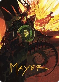 Mishra's Command Art Card (Gold-Stamped Signature), Art Series: The Brothers' War