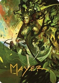 Titania's Command Art Card (Gold-Stamped Signature), Art Series: The Brothers' War