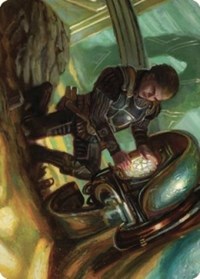 Urza, Powerstone Prodigy Art Card, Art Series: The Brothers' War