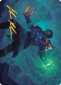 Mishra, Claimed by Gix Art Card (Gold-Stamped Signature), Art Series: The Brothers' War
