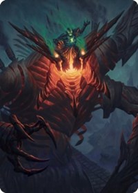 Mishra, Lost to Phyrexia Art Card, Art Series: The Brothers' War