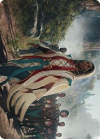 Queen Kayla bin-Kroog Art Card, Art Series: The Brothers' War