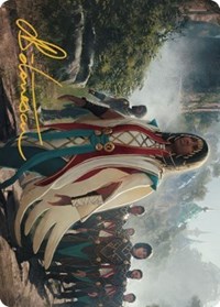 Queen Kayla bin-Kroog Art Card (Gold-Stamped Signature), Art Series: The Brothers' War