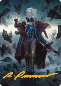 Urza, Planeswalker Art Card (Gold-Stamped Signature), Art Series: The Brothers' War