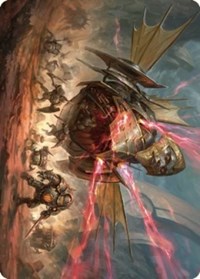 Liberator, Urza's Battlethopter Art Card, Art Series: The Brothers' War