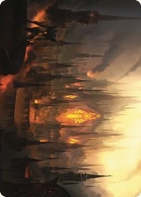 Mishra's Foundry Art Card, Art Series: The Brothers' War
