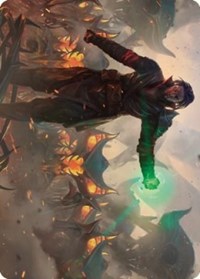 Mishra, Eminent One Art Card, Art Series: The Brothers' War