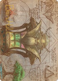 Chromatic Lantern Art Card (Gold-Stamped Signature), Art Series: The Brothers' War